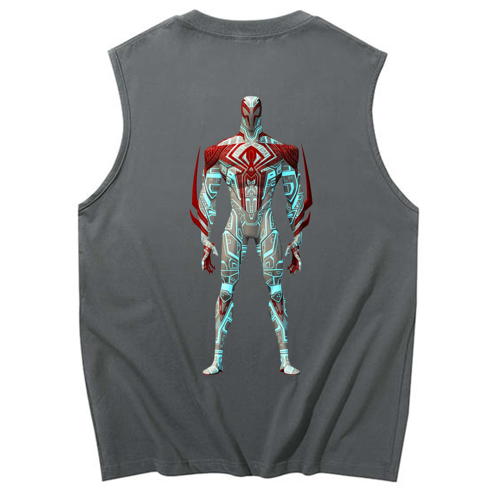 （画像用） Spider Man スパイダーマン コットン100％タンクトップ（背面プリント）